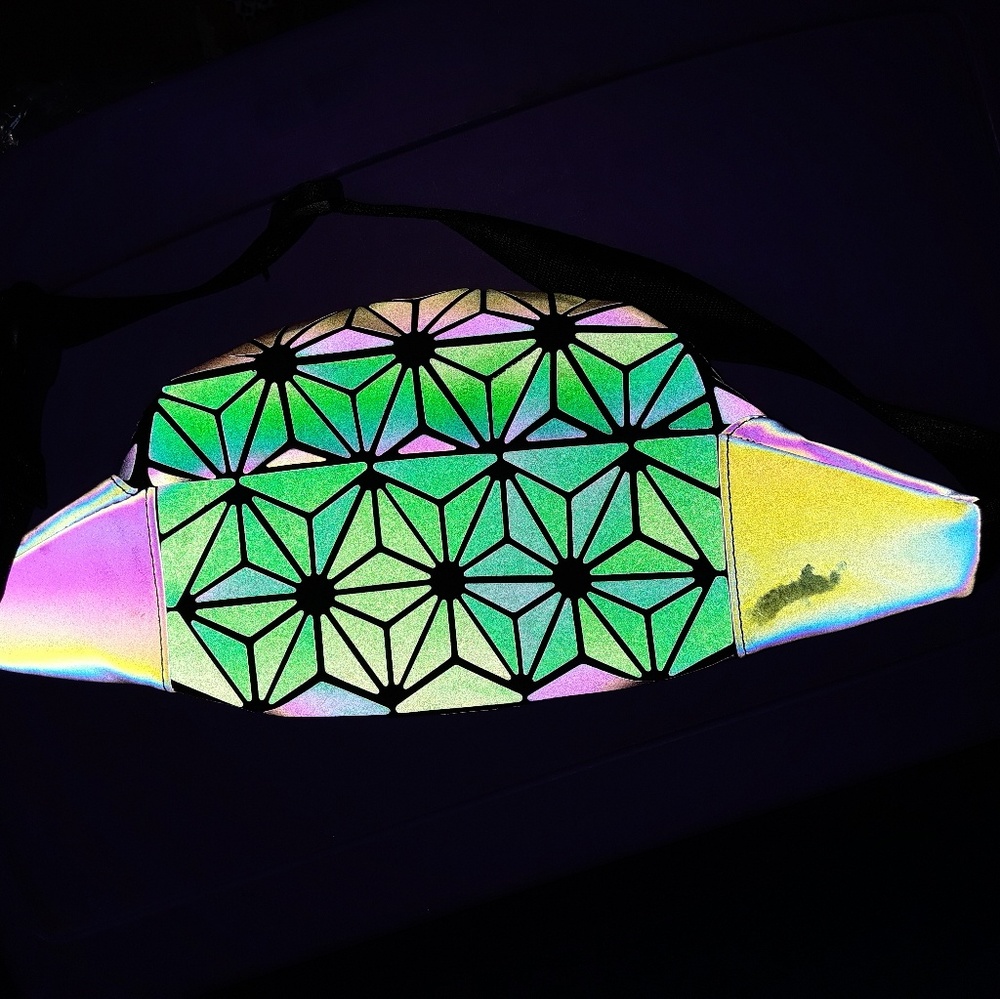 Iridescent fanny pack